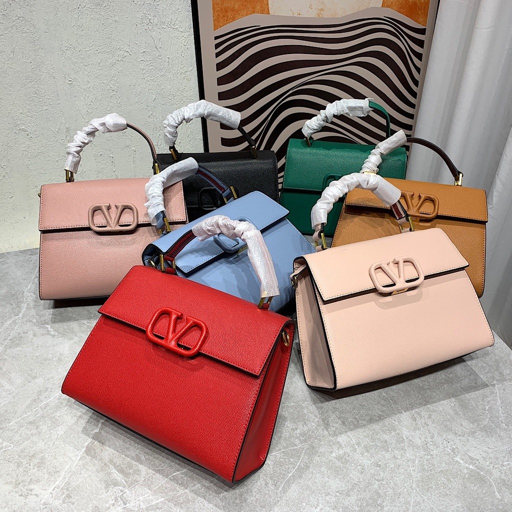 【Gift box packaging 】 Tas Wanita Valentino VSling Tote/Tas Bahu
