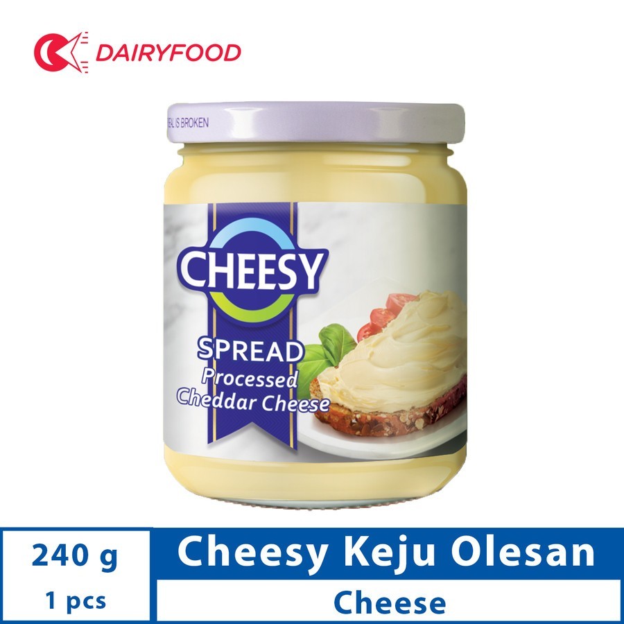 

Cheesy Spread Cheddar 240gr – Krim Keju Asli Lezat
