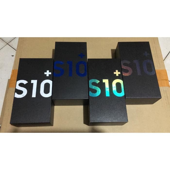 

DUS/BOX/KOTAK SAMSUNG S10+ (PLUS) FULLSET BOX DAN ACC TERMURAH