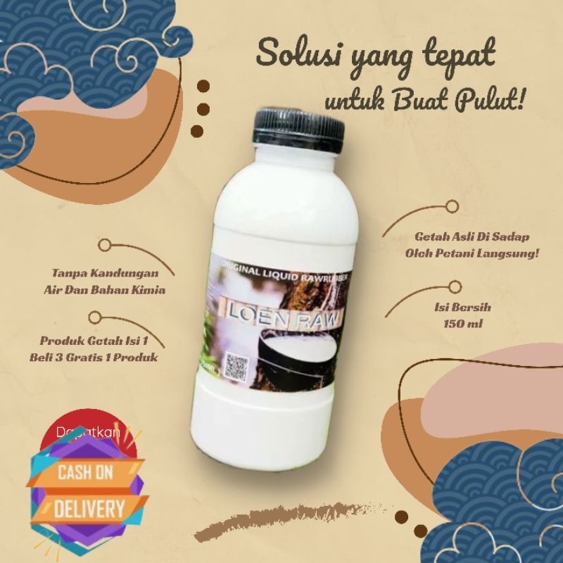 NEW ARRIVAL Getah Karet Mentah Cair 150Ml GETAH