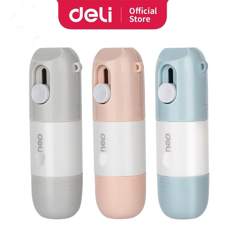 

Deli Roller Stamp / Stempel Pelindung Data 2 in 1 Dengan Cutter / Penghapus Nama + Alamat Resi JQ12X