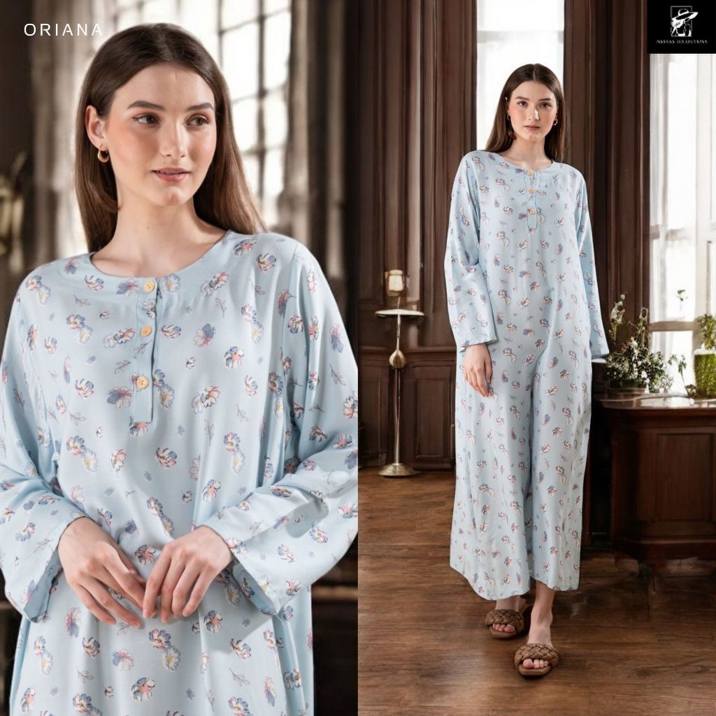Oriana Homewear Daster Panjang Busui Laiqa Vilina Series