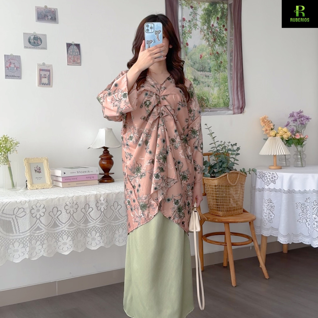 KANON - Maryam Kaftan Skirt Set - Set kaftan dan rok wanita