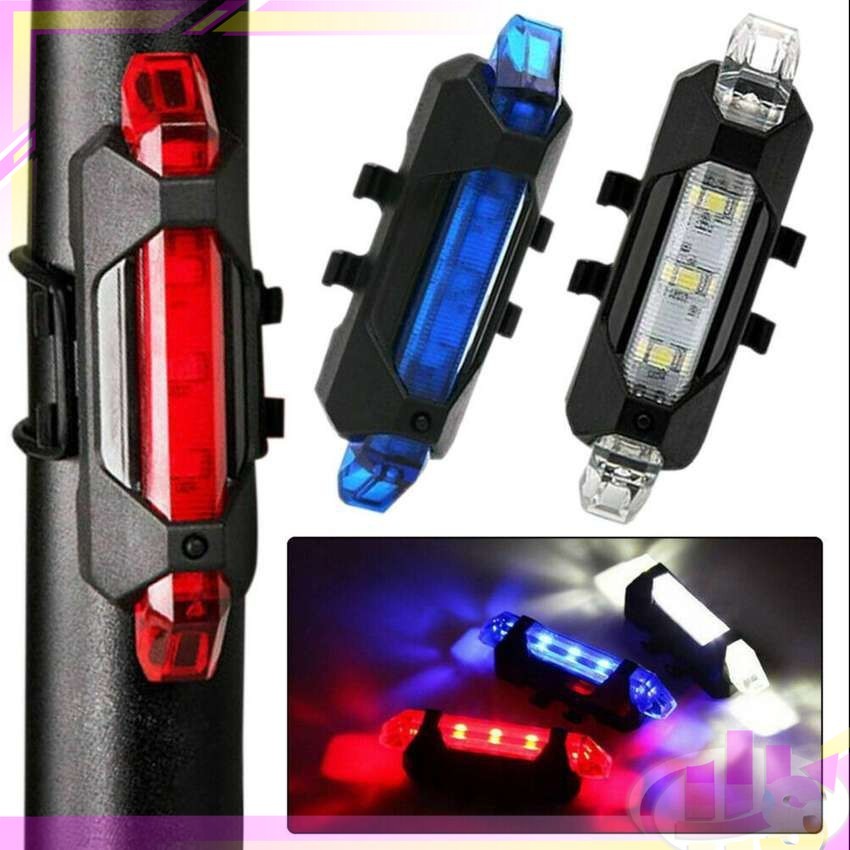 LAMPU BELAKANG SEPEDA / LAMPU SEPEDA USB CHARGE / LAMPU BELAKANG SEPEDA USB LED