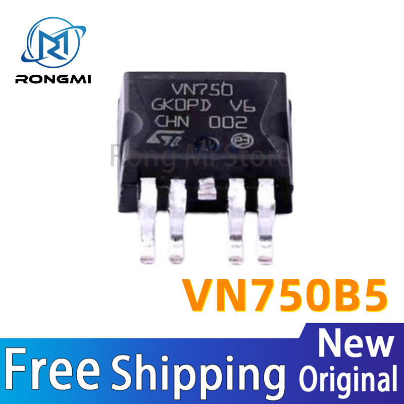 10PCS/LOT VN750B5 VN750 VN750-B513TR TO-263 High-side driver chip chip TO-263 6A/36V driver chip
