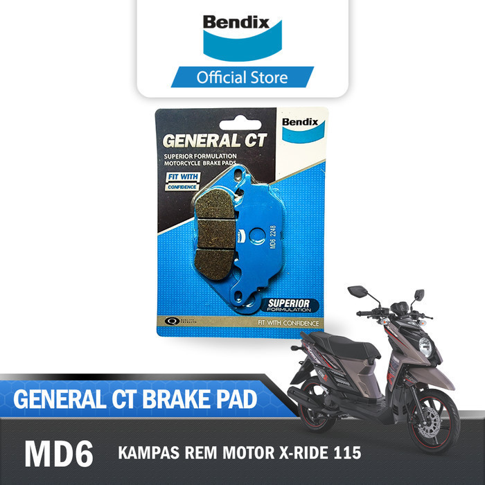 Bendix Kampas Rem Depan Cakram Brake Pad Motor Yamaha X-Ride 115 GCT