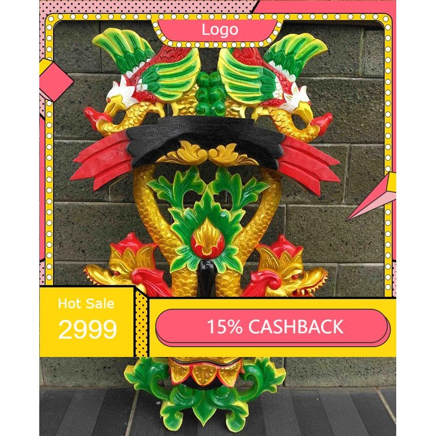 Blawong Keris Tombak Isi 3 Ukir Naga Kembar Sungging Istimewa KRS4