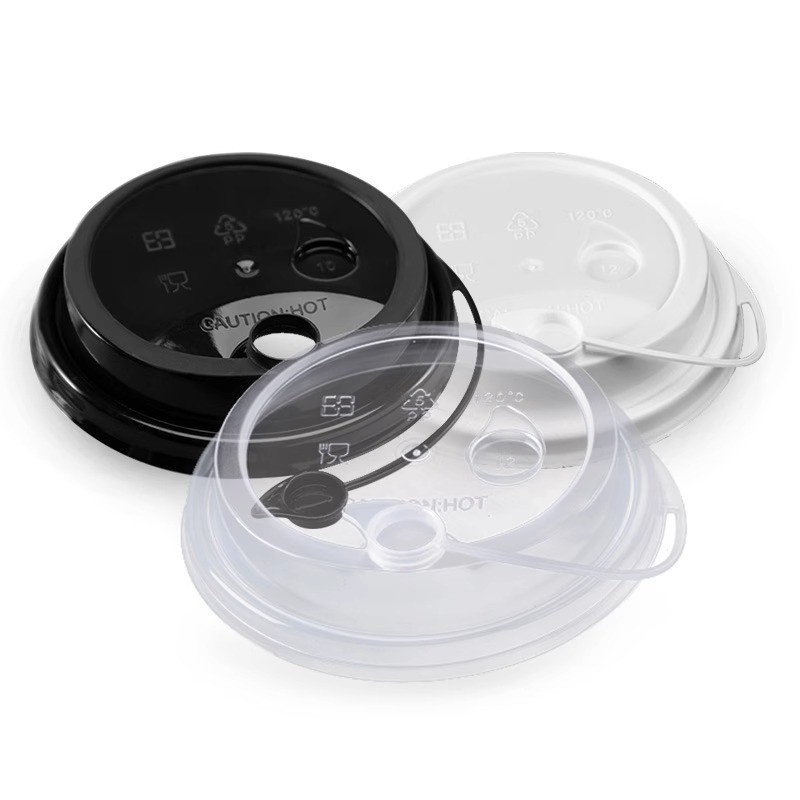 [25pcs]Tutup Cup Gelas Plastik Injection (90mm )/ Tutup sambung Tebal Anti Tumpah/ Inject lid sambun