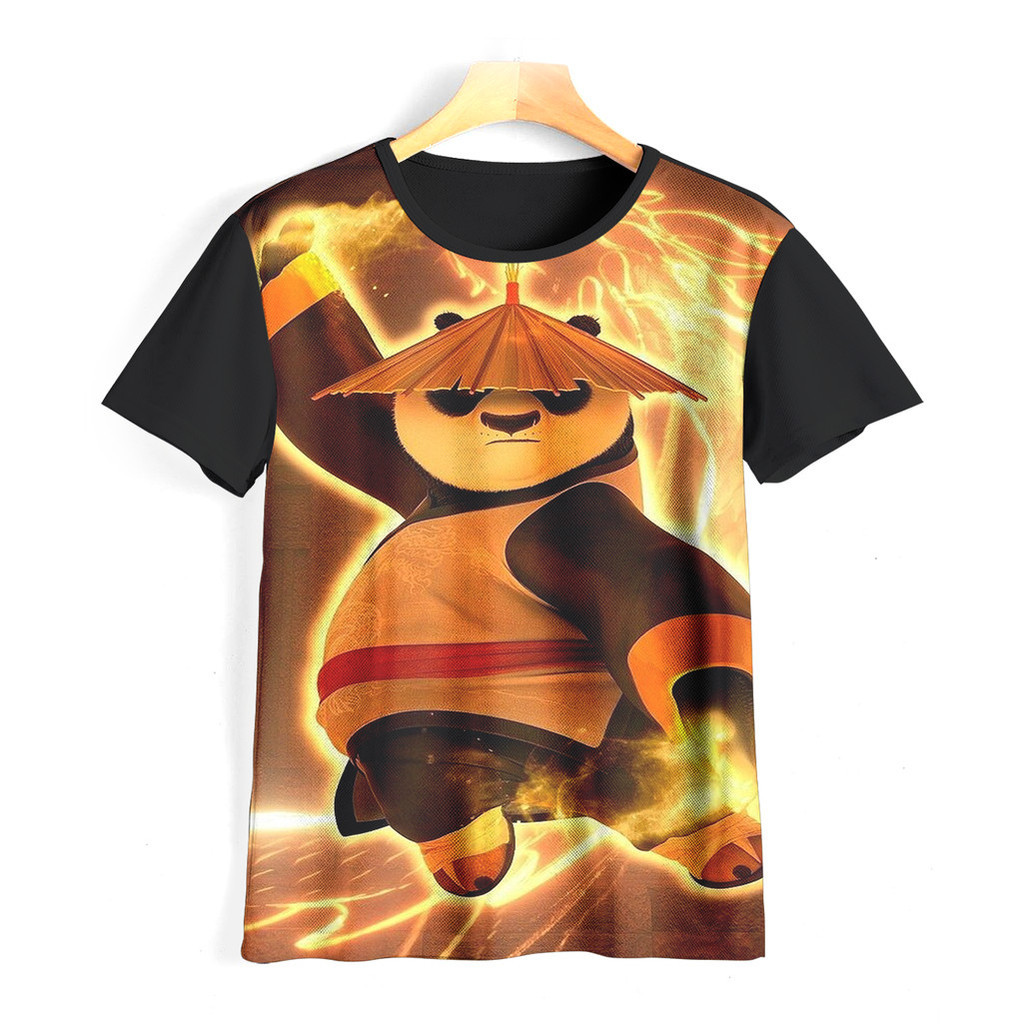 Kaos Kung Fu Panda Keren dan Adem | Kaos Kung Fu Panda Anak | KFP0006