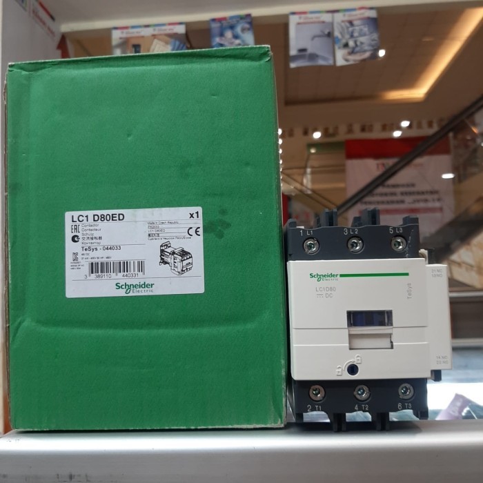 Kontaktor schneider LC1 D80ED 48VDC 37KW /contactor schneider LC1D80ED