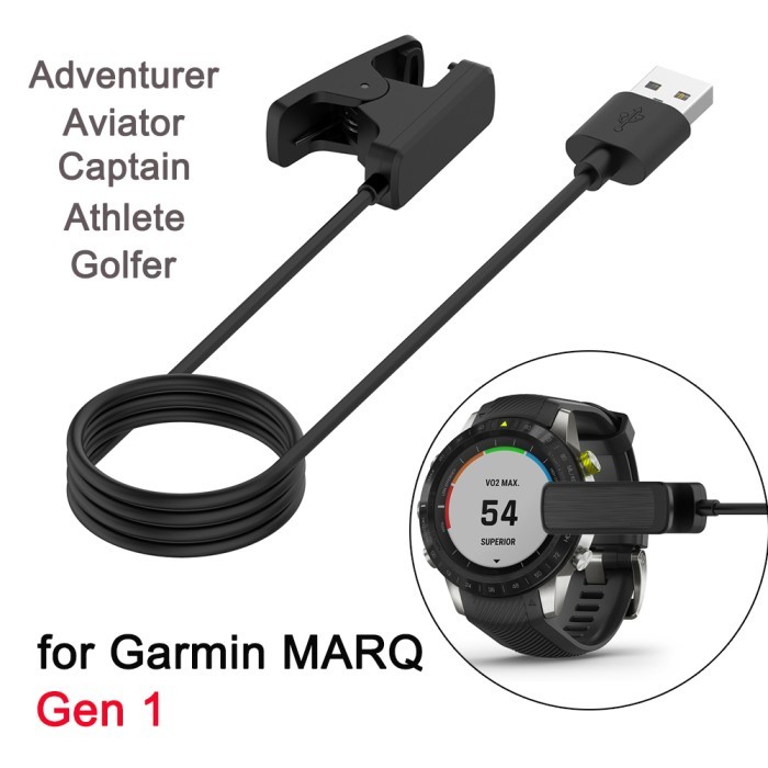 Charger for Garmin MARQ Gen 1 (Athlete / Adventurer / Captain / Golfer / Aviator) USB Charging Cable