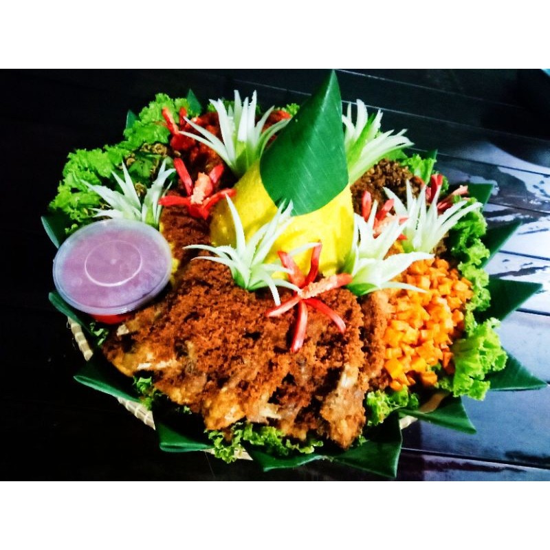 

Tumpeng Nasi Kuning Termurah Paket 3 orang s.d 50 orang