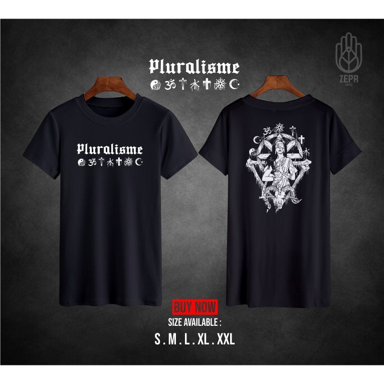 KAOS BAJU PLURALISME x BAPHOMET