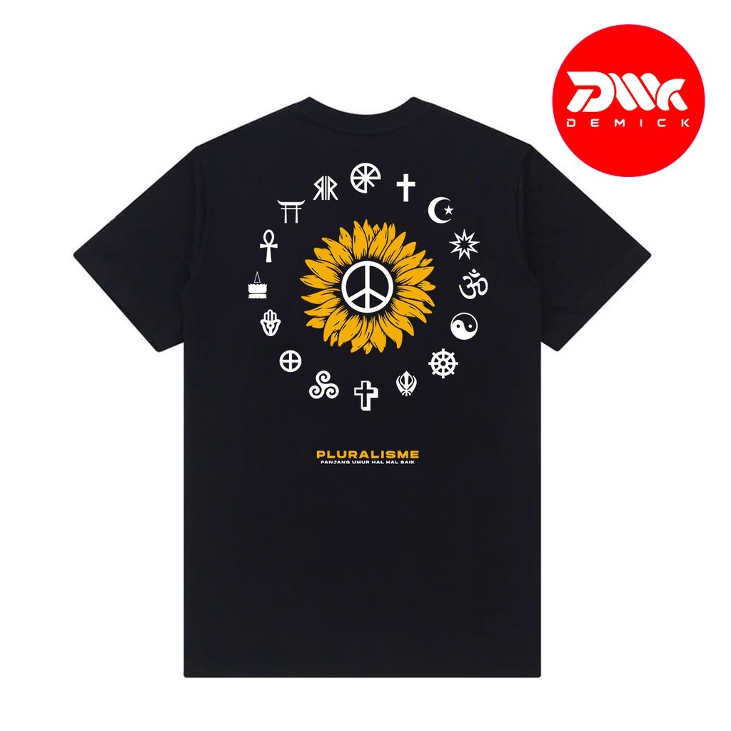 Kaos Pluralisme Baphomet Kaos Distro Unity in Dibersity baju Pluralisme Agama