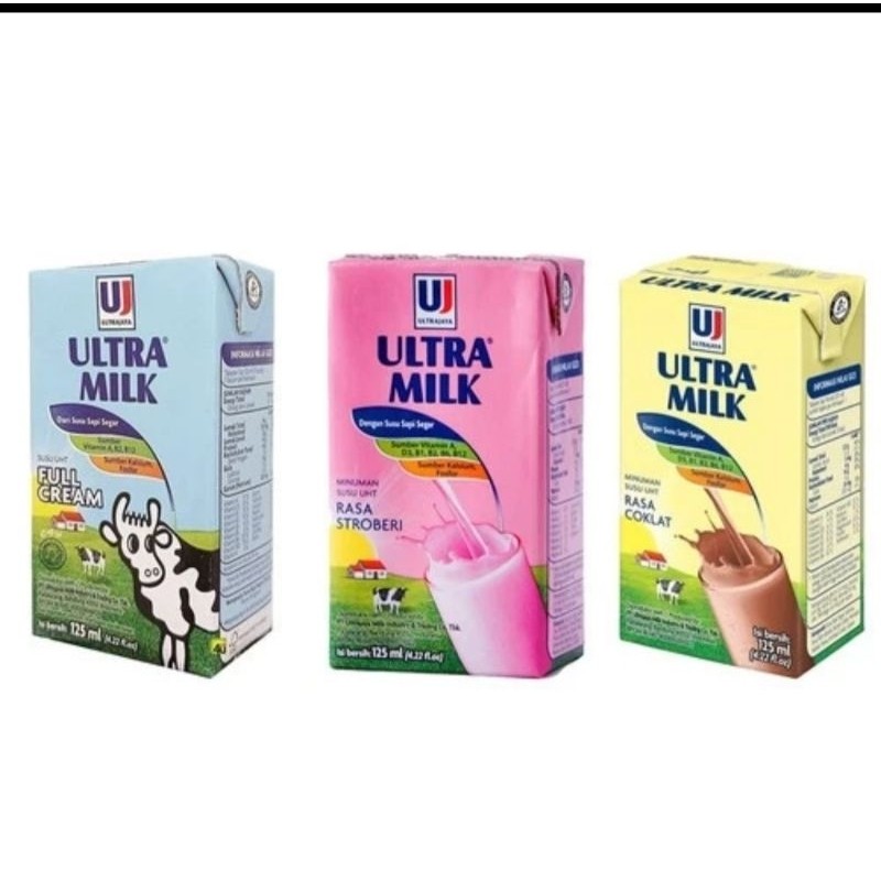 

Susu Ultra Milk 125 ml- isi 40/Dus