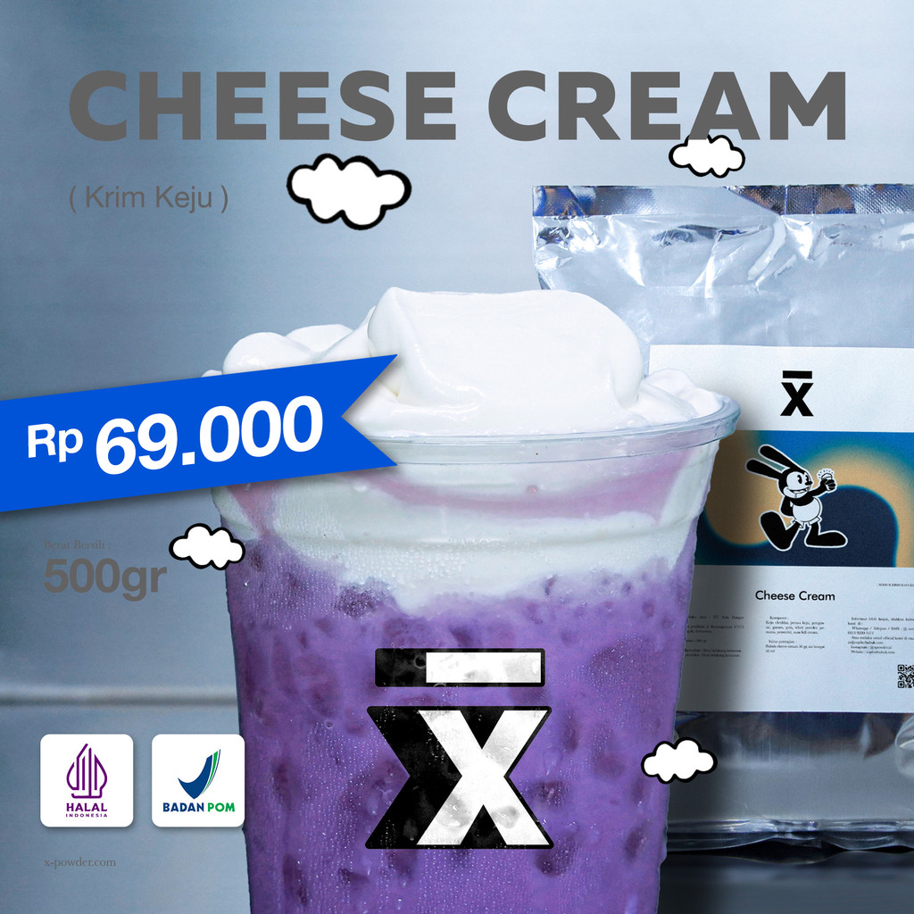 

X Powder - Bubuk Topping Cream Cheese 500gr