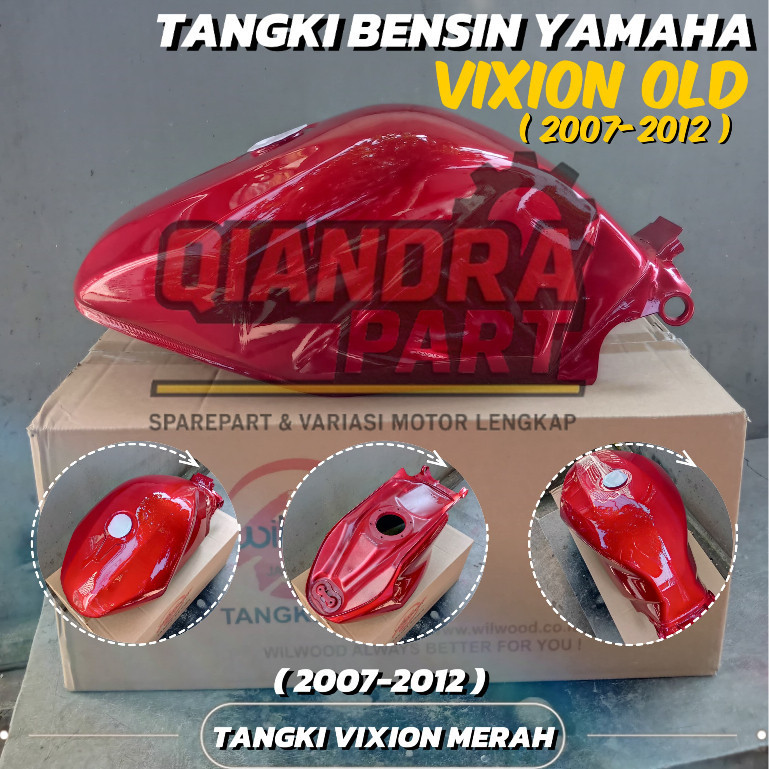 TANGKI VIXION OLD HITAM & MERAH TANGKI VIXION PUTIH/TANGKI BENSIN VIXION OLD/LAMA 2007-2012 TAKAYAMA