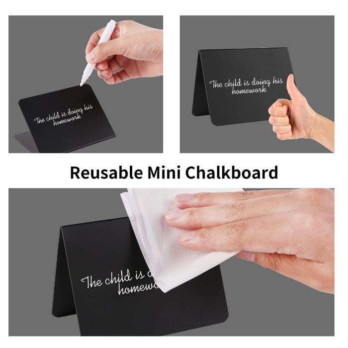 

Promo 10 PCS/SET +1 PEN Papan Tulis Kapur Food Buffet Mini/Acrylic Mini Chalkboard/Papan Tulis Kapur Mini/Papan Kapur Menu Cafe - 10PCS/SET+1 PEN terlaris