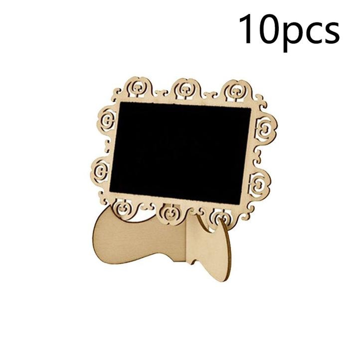 

Promo 10pcs Blackboard Mini Papan Tulis Kapur Kecil Chalkboard Mini - Square*isi10 terlaris