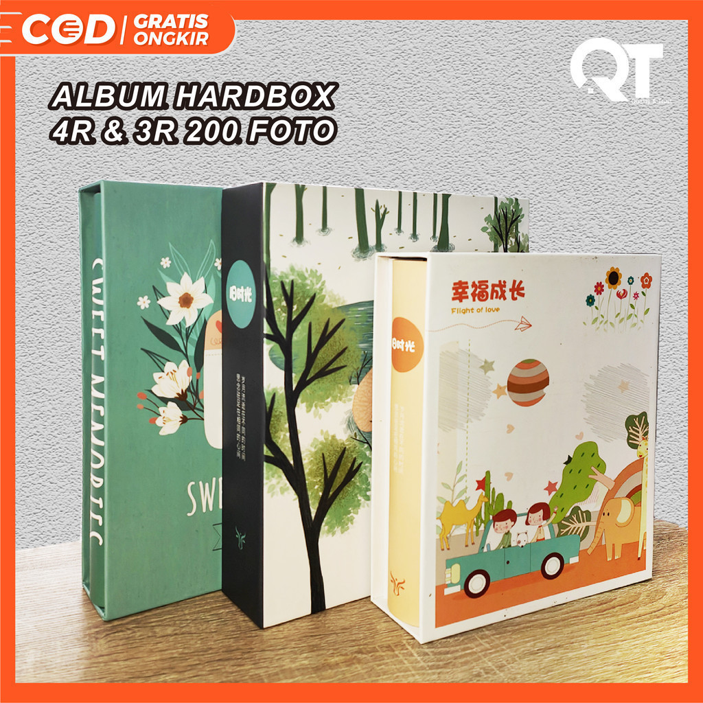 BUKU ALBUM FREE HARDBOX 3R DAN 4R / ALBUM HARDBOX / BUKU ALBUM FAMILY / ALBUM BERMOTIF / ALBUM