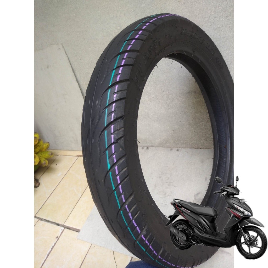 ASLI BAN VARIO 110 LED BELAKANG UKURAN 90/90 RING 14 NON TUBLES MERK FEDERAL FT 235L TERJAMIN