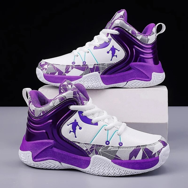 Sepatu basket anak perempuan, sepatu basket anak perempuan, sepatu latihan lapangan, kualitas tinggi