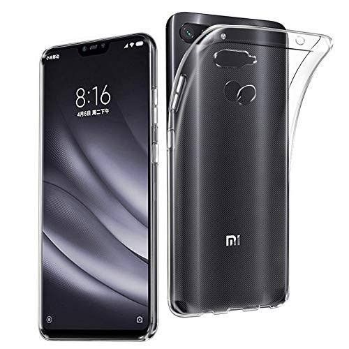CASE XIAOMI MI 8 LITE SOFT TPU CLEAR ULTRATHIN JELLY BACK COVER TRANSPARAN - ULTRA-CLEAR