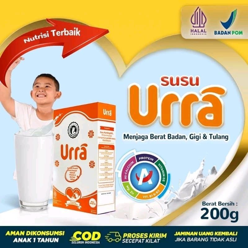 

URRA Susu Kambing Saneen Untuk Penambah Berat Badan & Tinggi Badan Anak - 1 Box