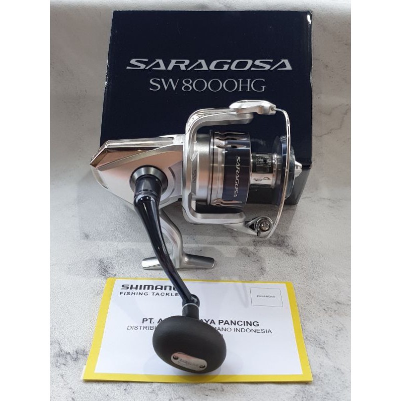 Reel SHIMANO SARAGOSA SW 8000HG buat laut (produk original)