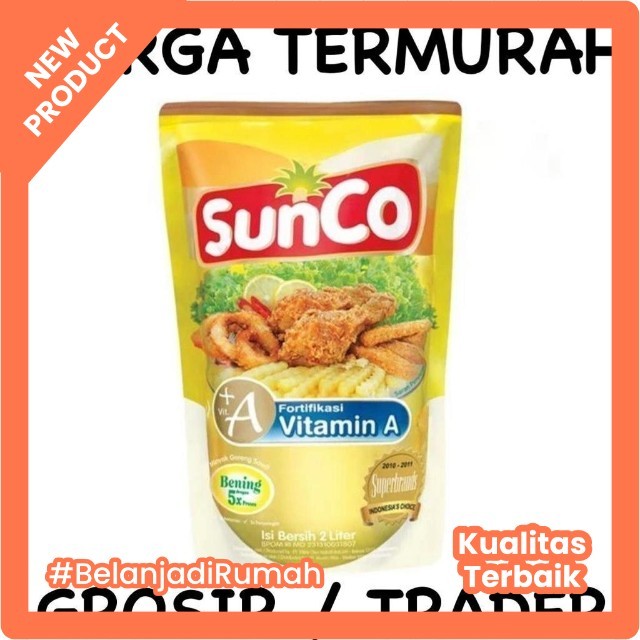 

HARGA KHUSUS TOKO BARU MINYAK GORENG SUNCO POUCH 2 liter PROMO 12.12
