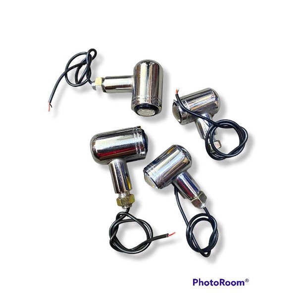 Lampu Sein CB Bulat Kapsul Reteng sen LED palu Tabung Stainless CNC model terbaru