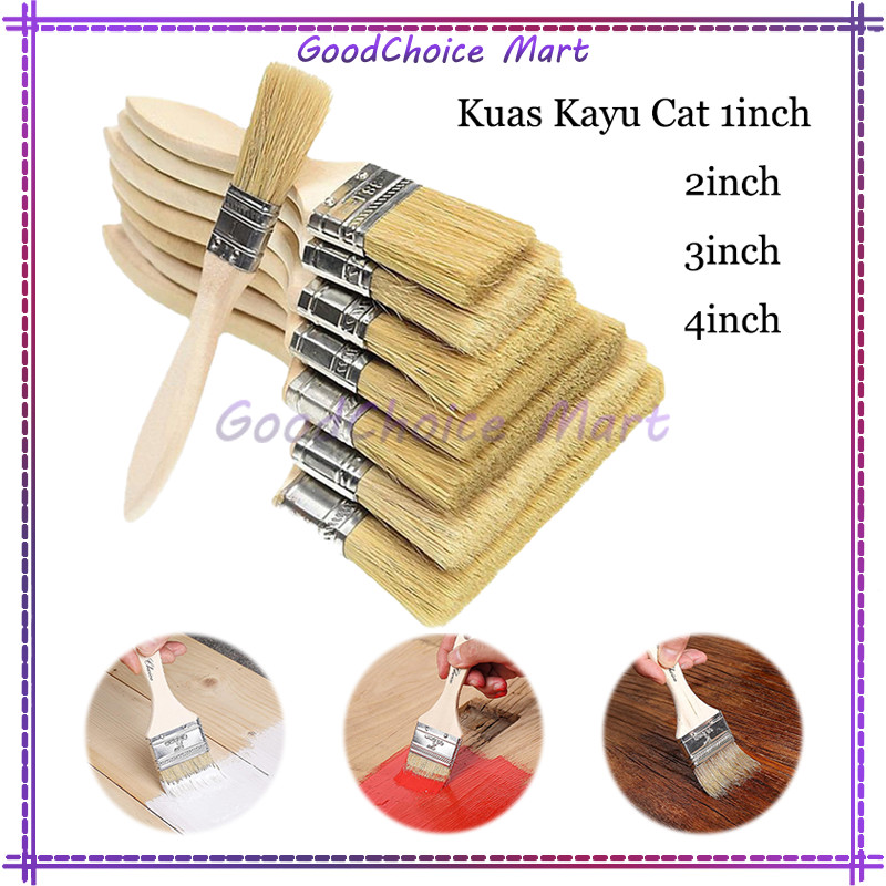 

Kuas Cat 2inch 3inch 4inch / Kuas Cat Kayu