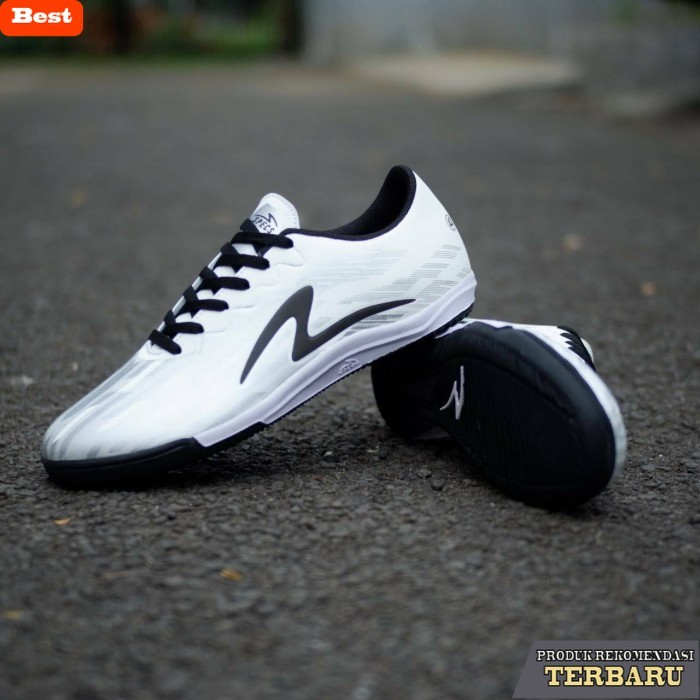 sepatu futsal terbaik 2024 Sepatu Futsal Specs Murah.Putih - Putih, 39