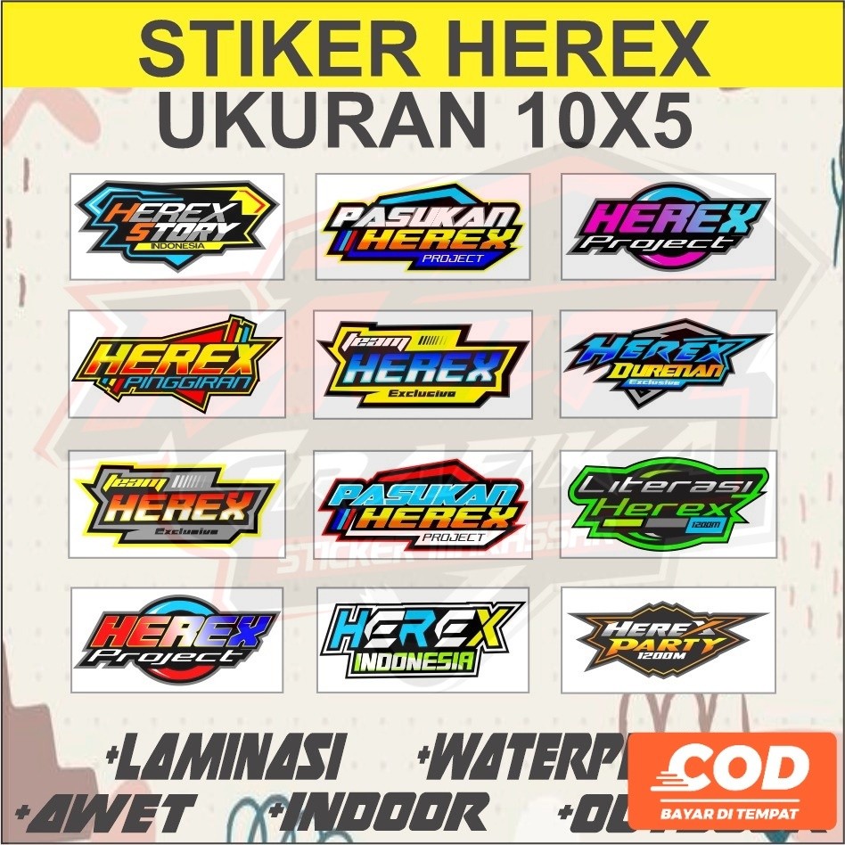 Stiker Herex Stiker Motor Racing - Stiker Bengkel Lengkap Terbaru Herex Story Herex Pasukan