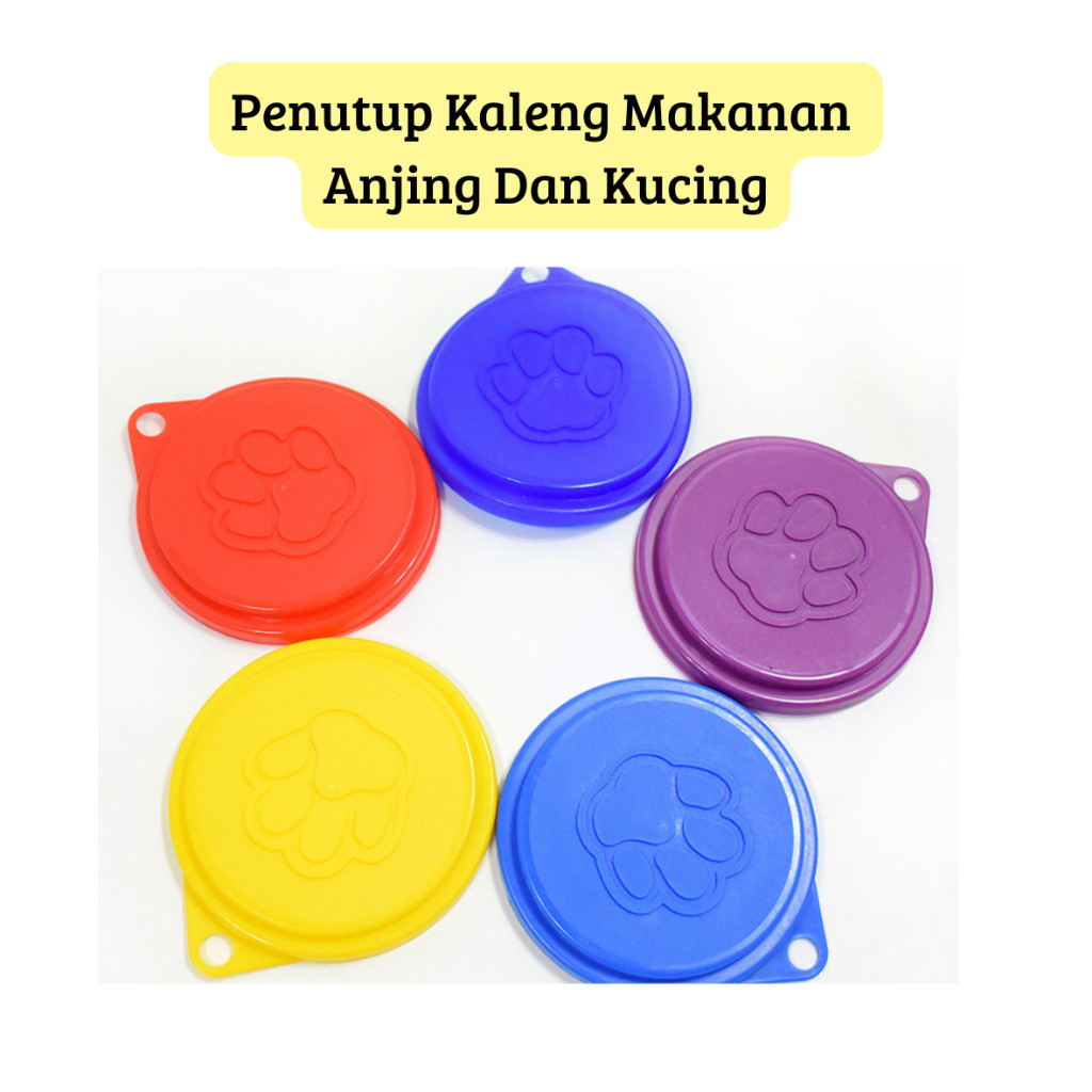 PENUTUP KALENG MAKANAN KUCING ANJING TUTUP MAKANAN KALENG Tutup Kaleng Wet Food / Penutup Makanan Ka