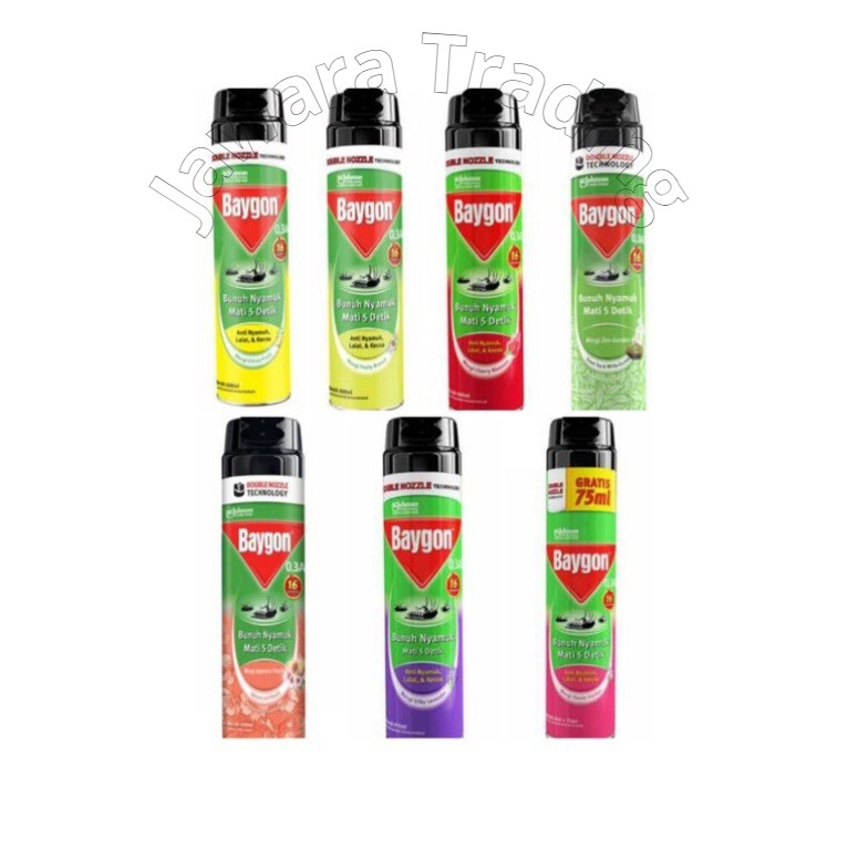 Baygon Aerosol 600ml Obat Nyamuk Baygon Spray Anti Nyamuk&Serangga