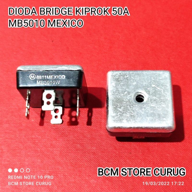DIODA BRIDGE 50A 5010 DIODA KIPROK MEXICO