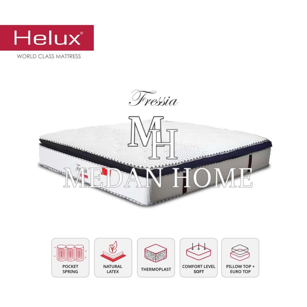 [RUMAHMEBEL88] PROMO TERMURAH Kasur Latex New Fressia By Helux Beds - Matras Only