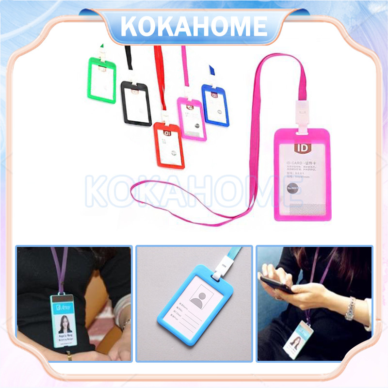 

name tag id card holder/ gantungan kartu nama/ tali id card nama