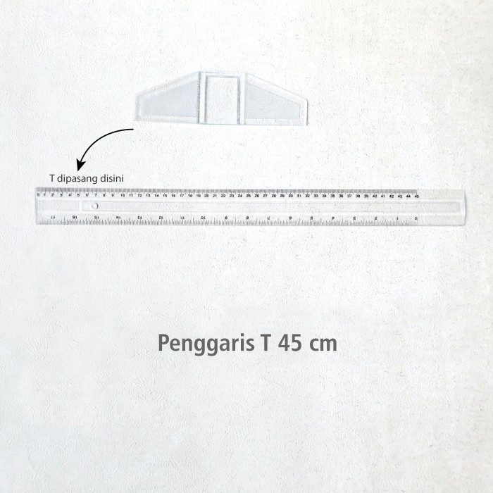 

Penggaris T, Mor Segitiga Meja gambar Drafting Arsitek bukan Rotring - Segitiga 22.5cm