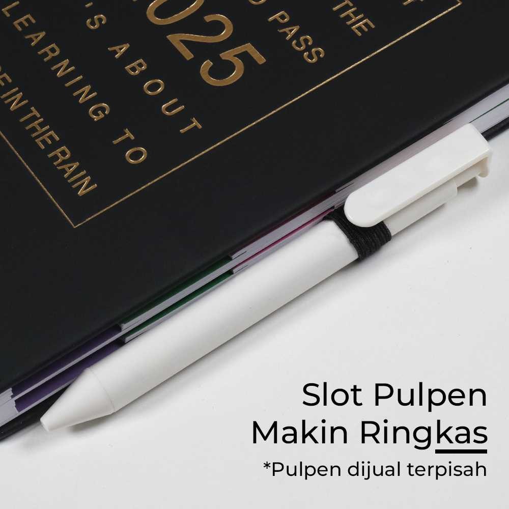 

LPKSTORE Toddi Buku Agenda Softcover Monthly Planner Notebook 304 Halaman - TD-20251 LPKSTORE