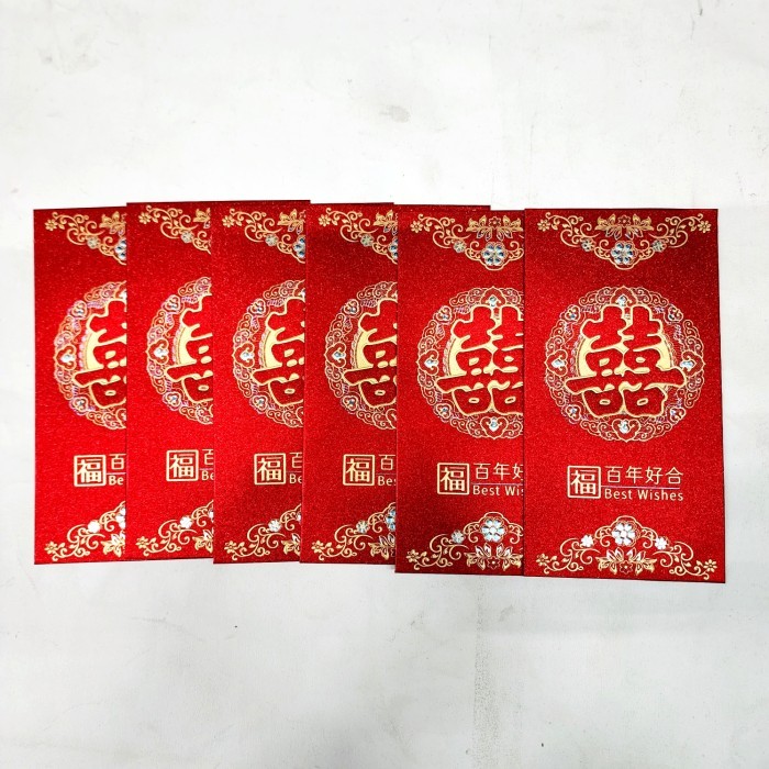 

Angpao Imlek Fu Merah Emas Angpau Sincia Tebal Premium Ampau Imlek - TEBAL - KAWIN