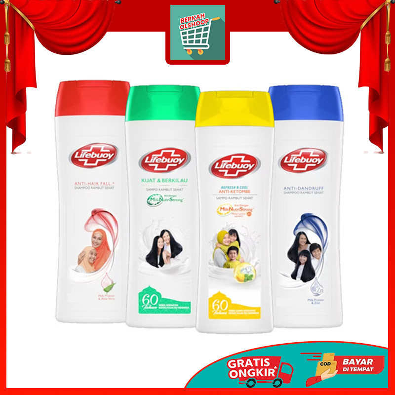 LIFEBUOY SHAMPOO 160ML | 155ML | LIFEBUOY SHAMPOO LEMON | LIFEBUOY SHAMPOO MENTHOL | BOTOL