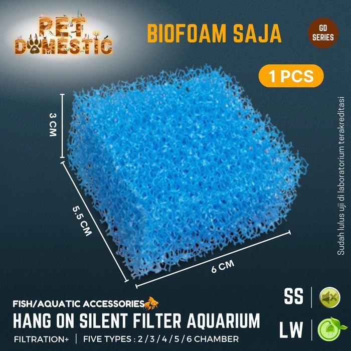 Filter Gantung Akrilik External Hanging Hang on Aquarium Akuarium Mini