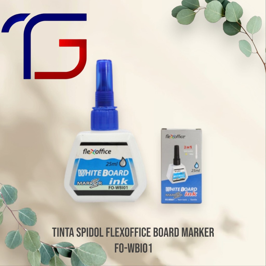

Tinta Spidol Flexoffice Refill Boardmarker Biru - FO-WBI01