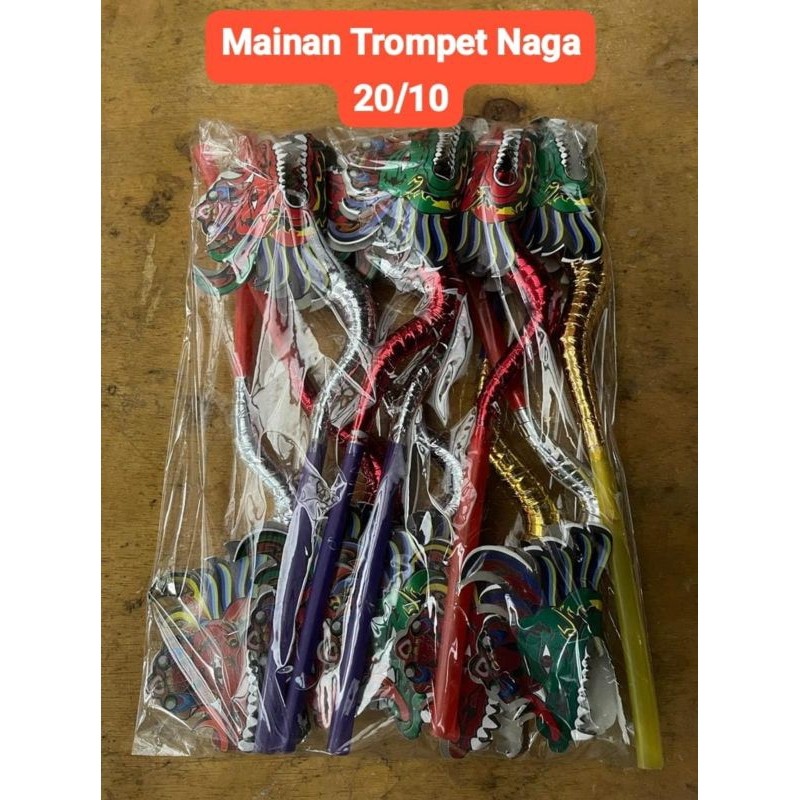 grosir terompet tahun Baru terompet naga isi 10biji
