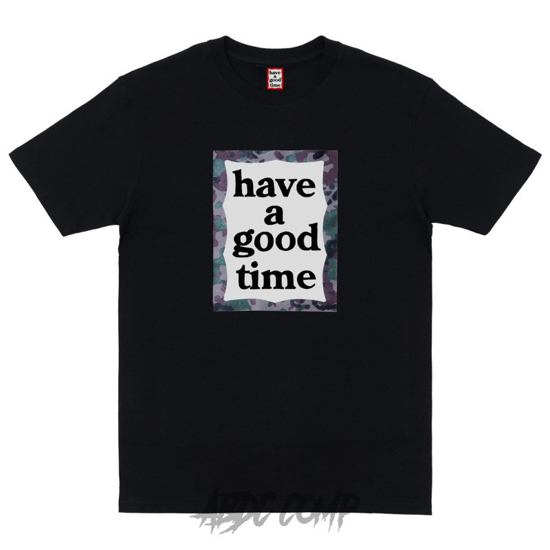 GRATIS ONGKIR KATUN Hagt Have A Good Time T-shirt - Camo / Branded Cotton T-shirt / Starboy Skena sh