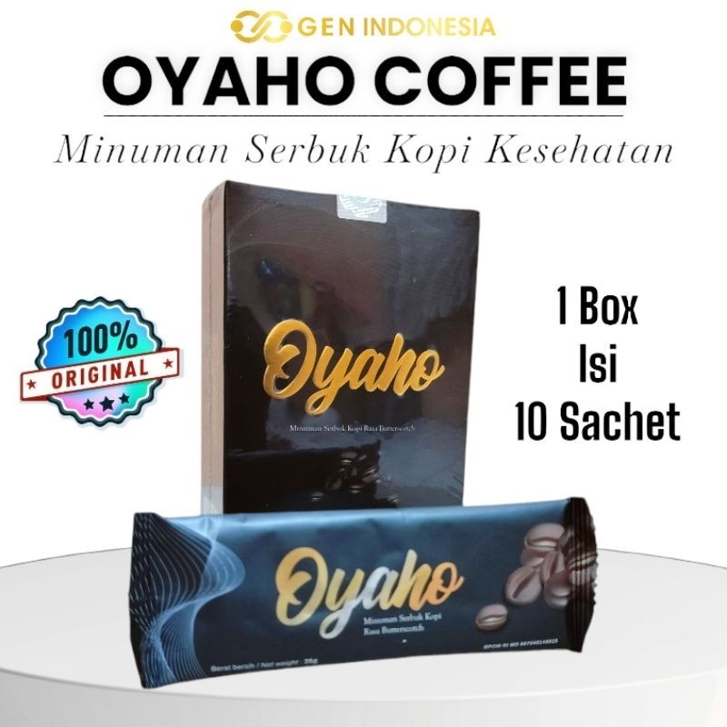 

OYAHO COFFEE 1 BOX ISI 10 SACHET ORIGINAL KOPI KESEHATAN