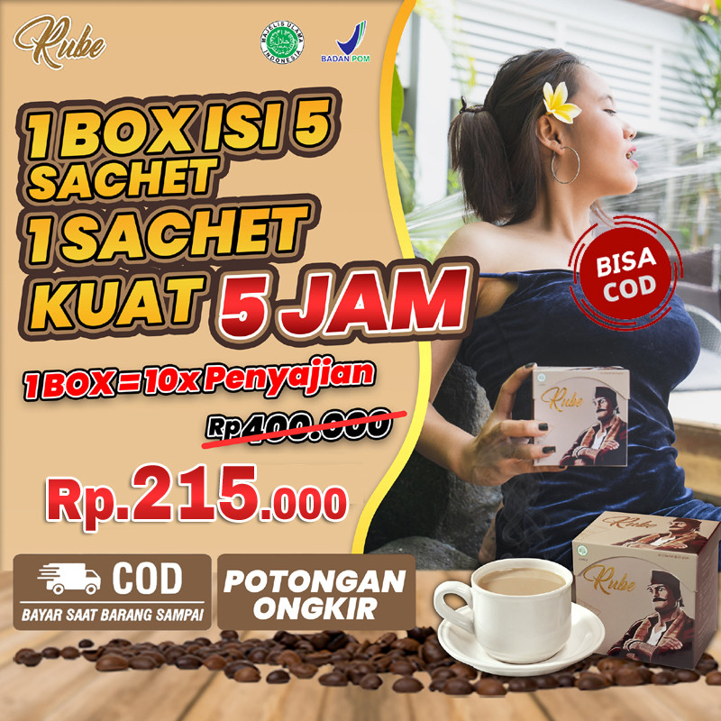 

KOPI RUBE ORIGINAL ® 1 BOX ISI 5 SACHET COFFEE HERBAL SUDAH TERDAFTAR DI BPOM DAN MUI