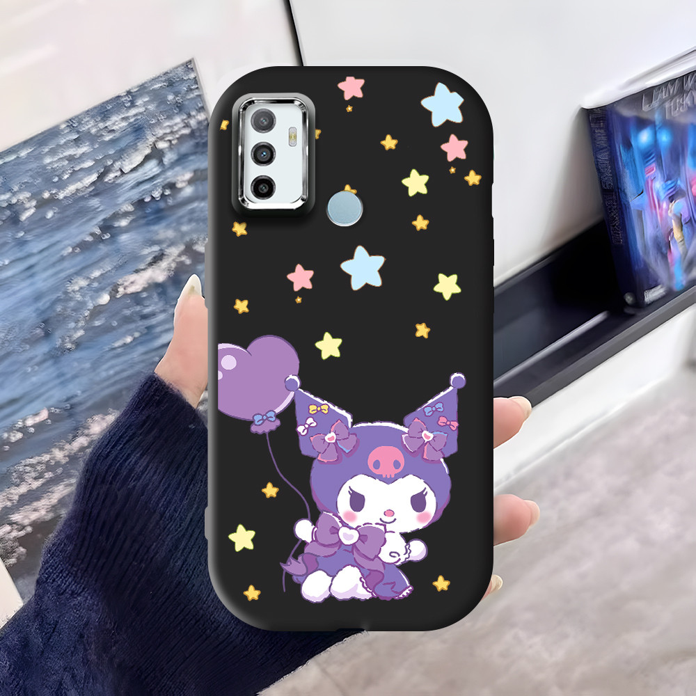OPPO A33 53 2020 Cute Cartoon Stars Love Pattern Silver Edge Lens Soft Silicone Phone Case HP Softca